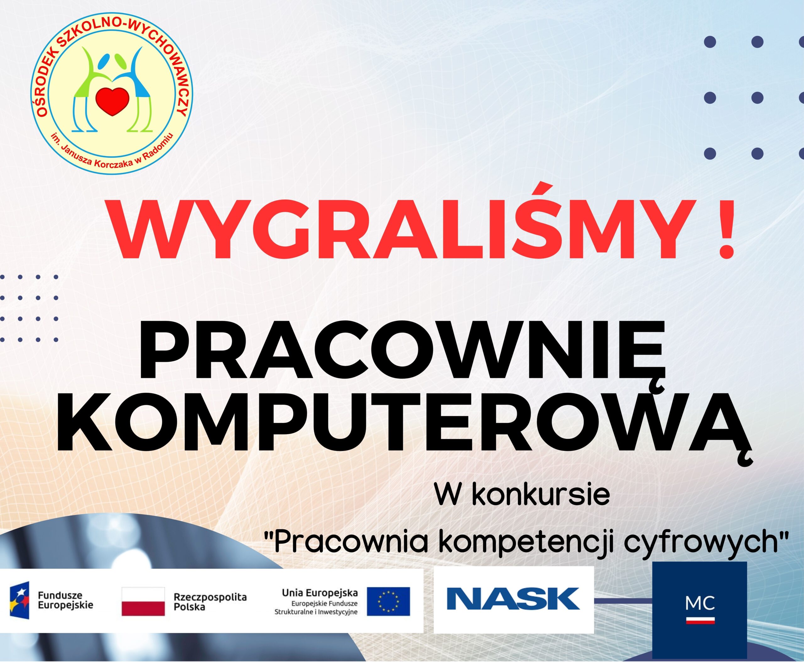 Ośrodek „Korczaka” został laureatem ogólnopolskiego konkursu „Pracownia Kompetencji Cyfrowych”